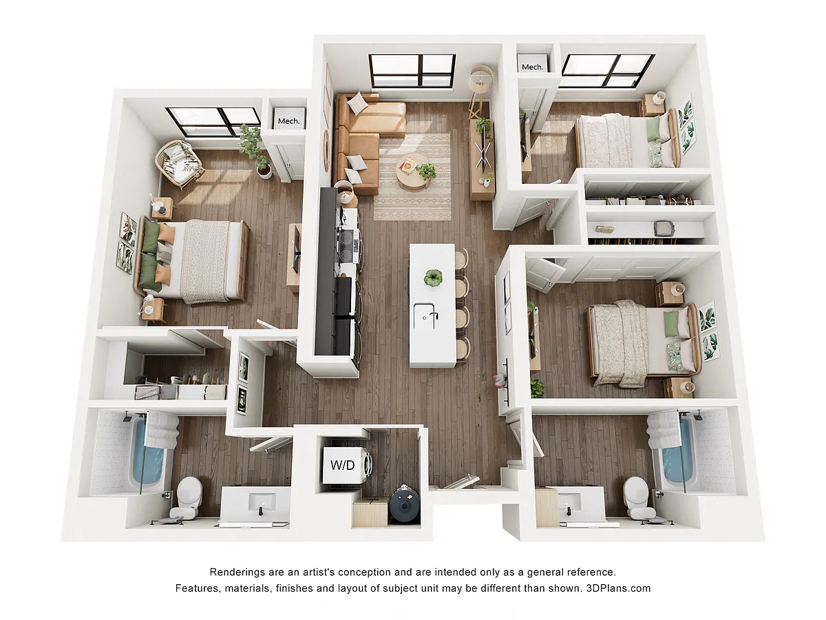 Floor plan 3B1