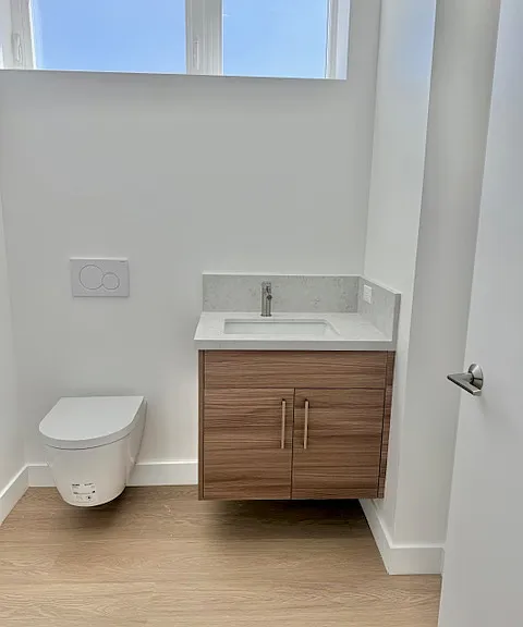 Entry powder bath