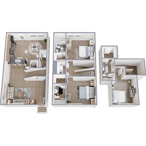 Floor plan 3/3.5 TH