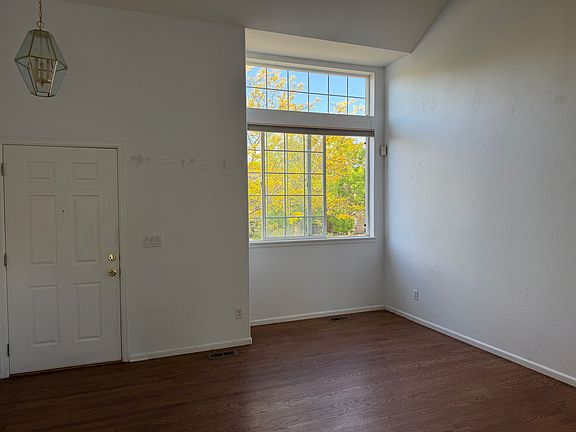 Living Room with Vaulted Ceiling