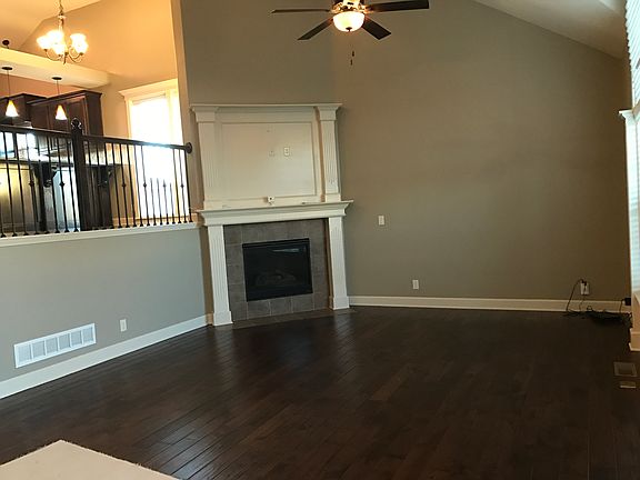 Living Room with Fire Place