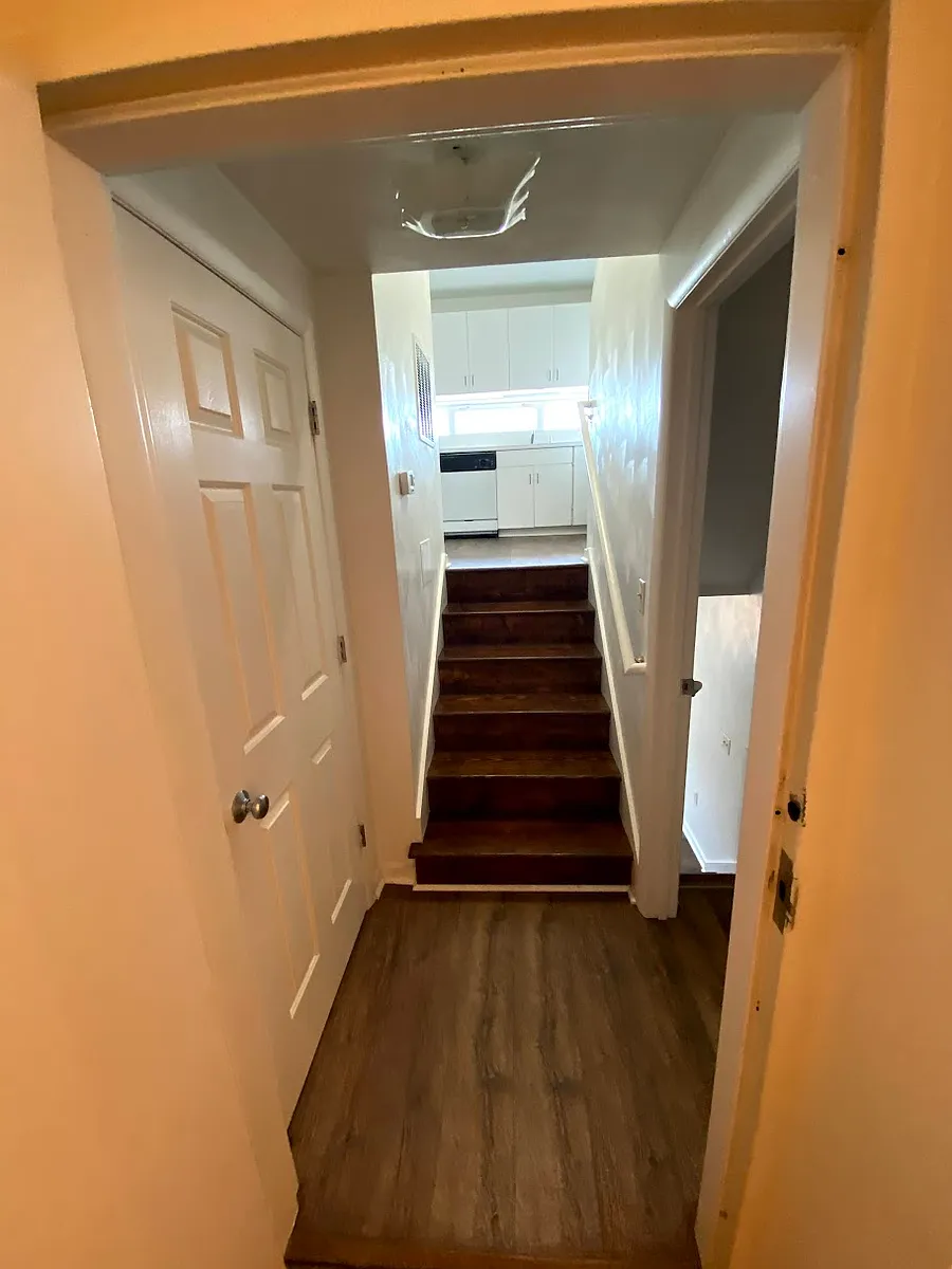 Entry into 3 level apartment - 119 N Main St