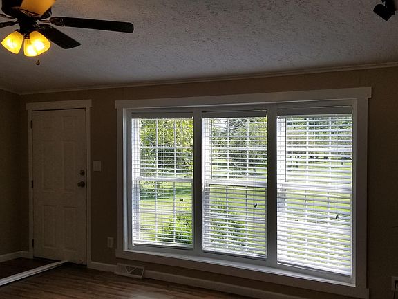 View out the living room window.