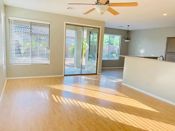 Large family room with open floor plan