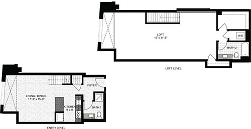 Floor plan 1 Bedroom VV