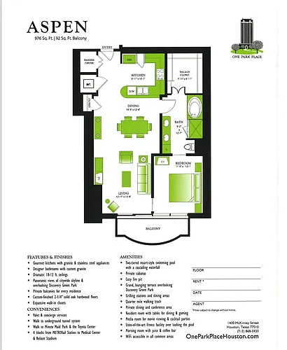 Floor plan Aspen
