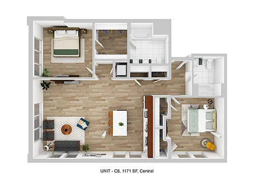 Floor plan Central