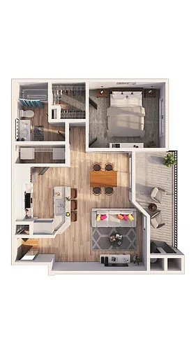 Floor plan A1E