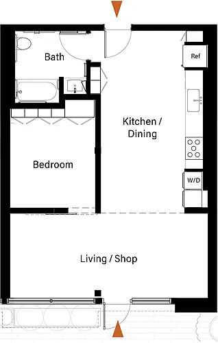 Floor plan W1
