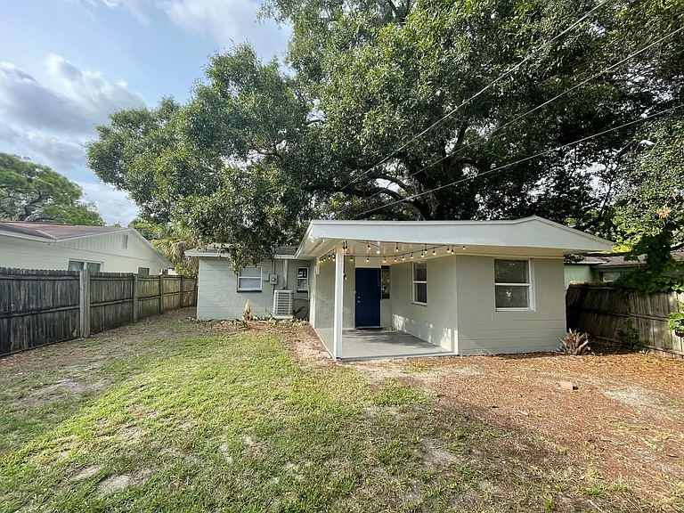 Subject rear and patio area. Note: central AC