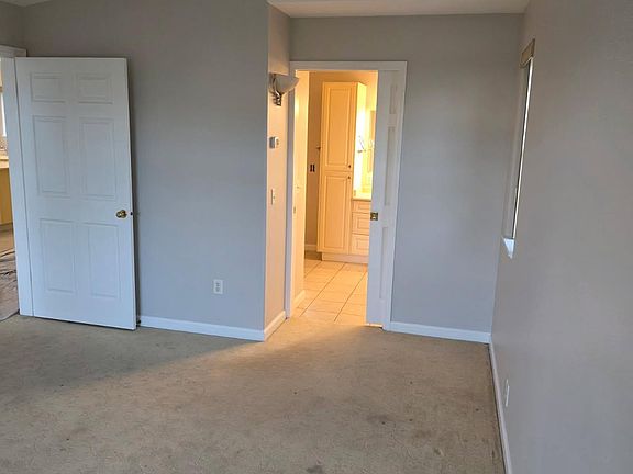 This is the main bedroom looking towards the bathroom