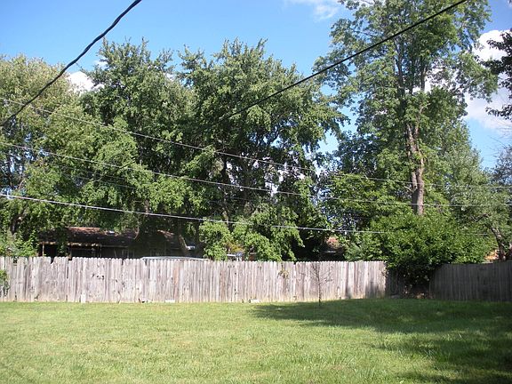 Privacy fenced back yard