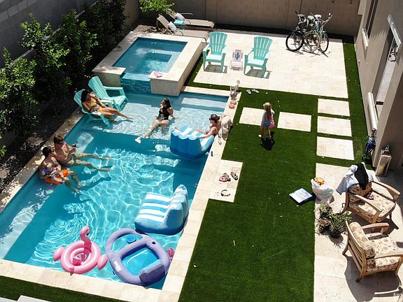 Removable Pool fence has also been installed