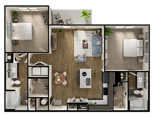 Floor plan B3