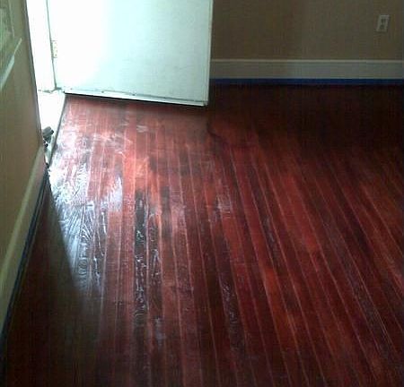 Hardwoods refinished July '09