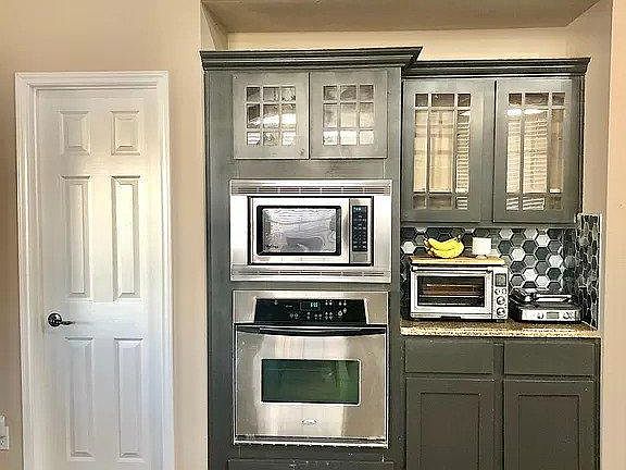In-wall microwave and oven