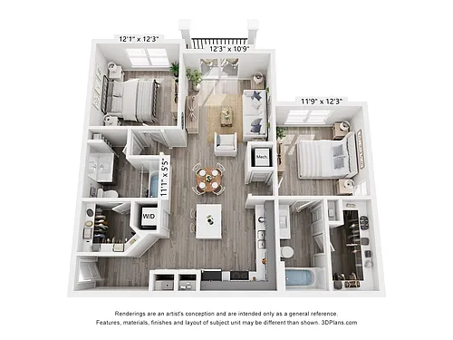 Floor plan B1