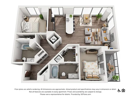 Floor plan 2B