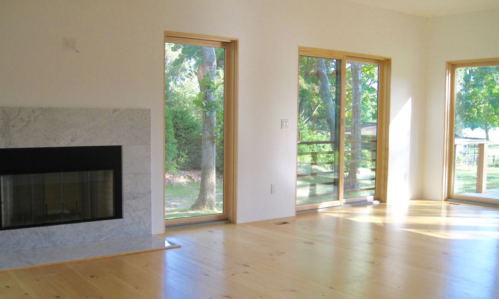 Living Room with Fireplace