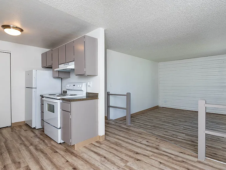 Sedona | One Bedroom Living Room, Dining Room and Kitchen