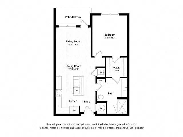 Floor plan 1E1