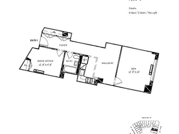 2nd image of 63 Wall St APT 419