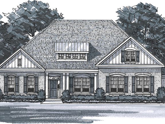 The Shelburne - Elevation B Side Entry - No Bonus Room