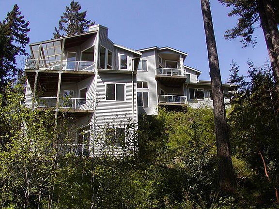 view from path to bay