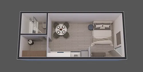 Floor plan Studio Type C