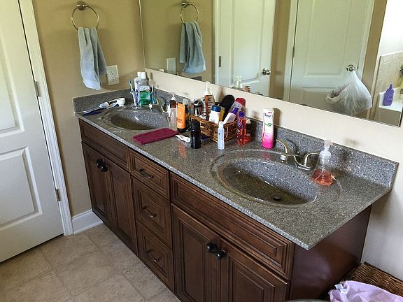 Master bath vanity
