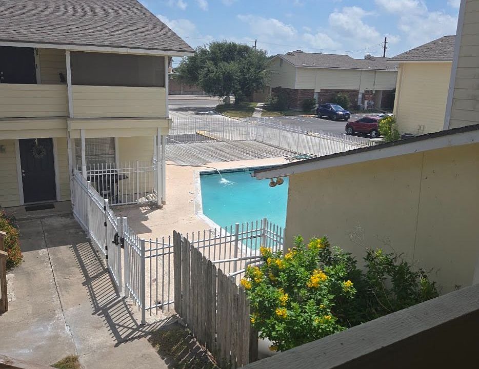 Balcony has a great view of the pool