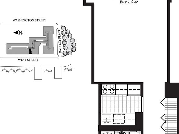 2nd image of 1 West St APT 2406