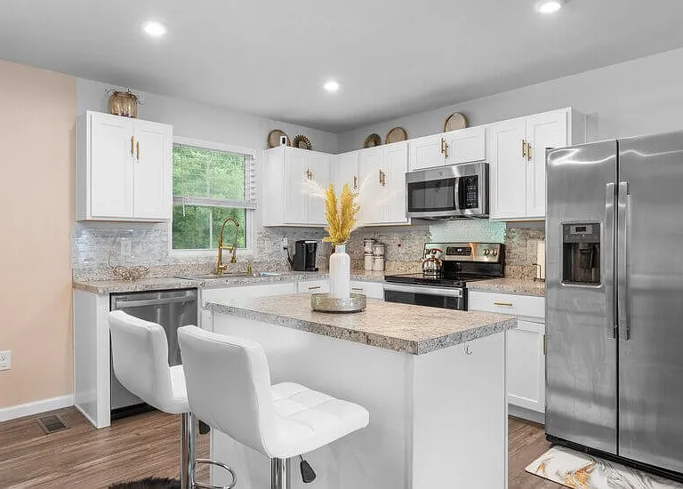 Island in the Kitchen.