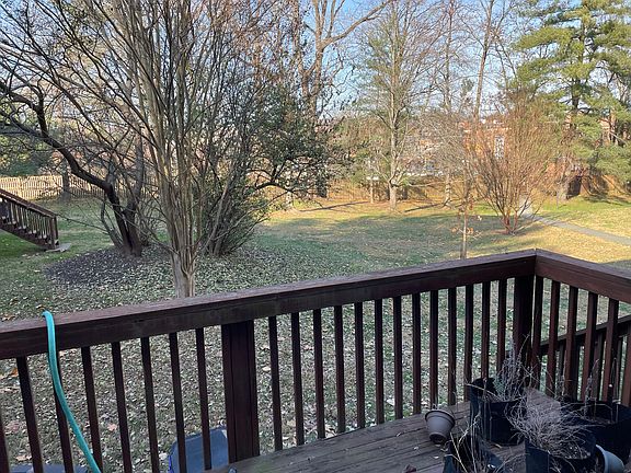 Back deck view - direct access to Capital Crescent Trail