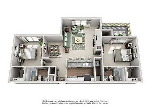 Floor plan 2B Renovation 3