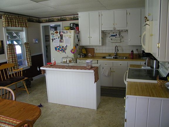 Kitchen view from bedroom 