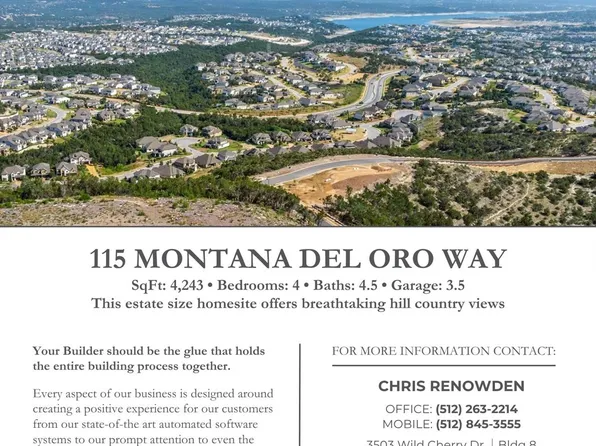 115 Montana Del Oro Way, Lakeway, TX 78738