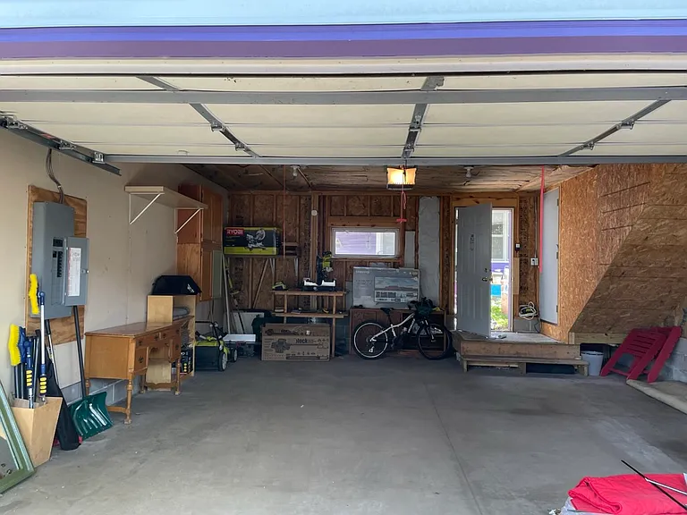 large 2 car garage