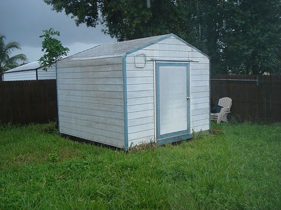 Fenced Yard with Shed