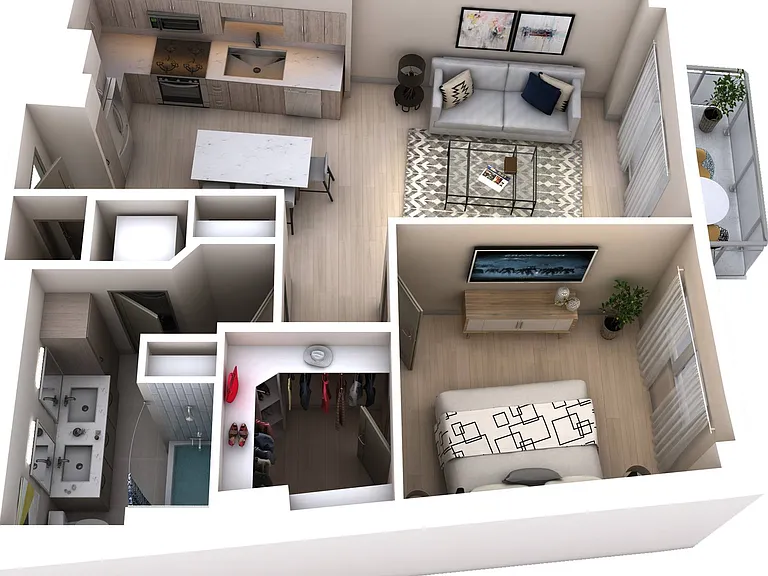 One Bedroom One Bath (806) One Bedroom One Bath (806)