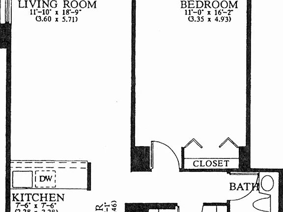 2nd image of 350 W 50th St APT 23G