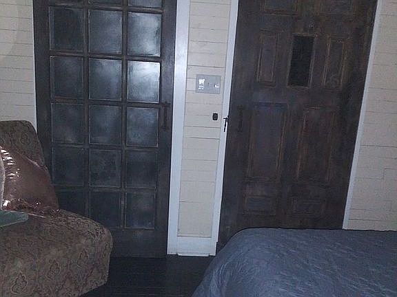 MBR doors to bath and house