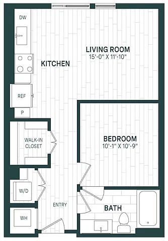Floor plan Studio-A01