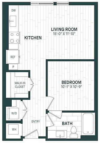 Floor plan Studio-A01