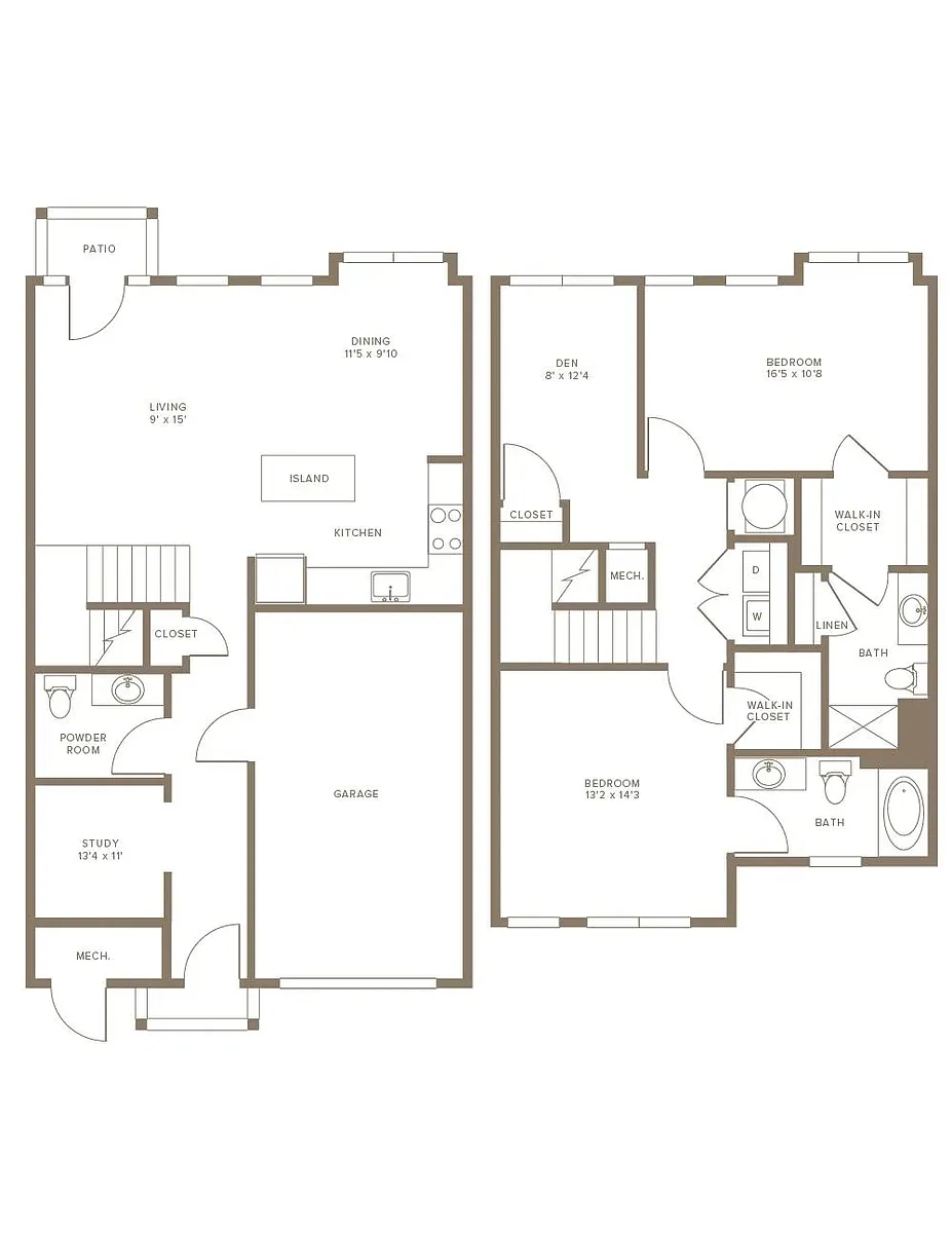 Floor plan TH5