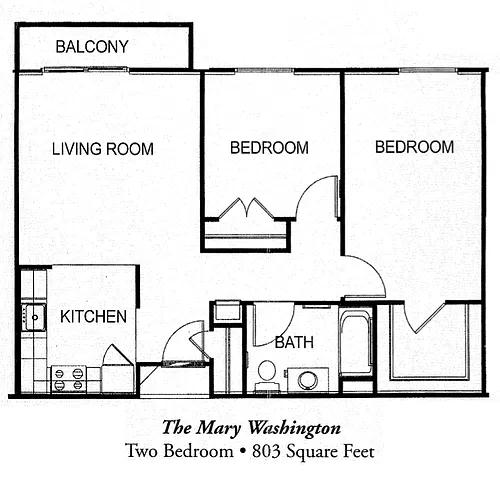 Floor plan 2 BR