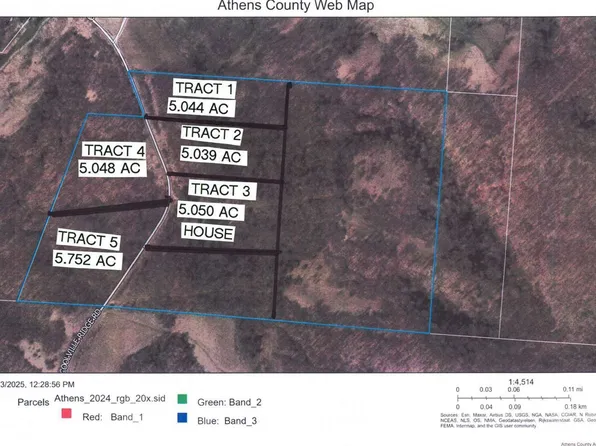 TRACT 1&2 N Coolville Ridge Rd, Athens, OH 45701