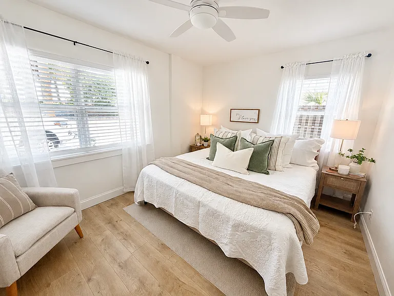 King Bed in Master Bedroom