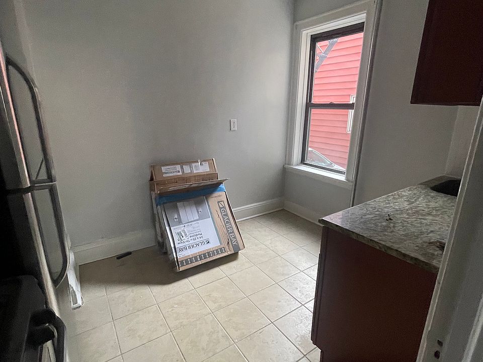 The kitchen is currently undergoing renovation and will be updated soon.