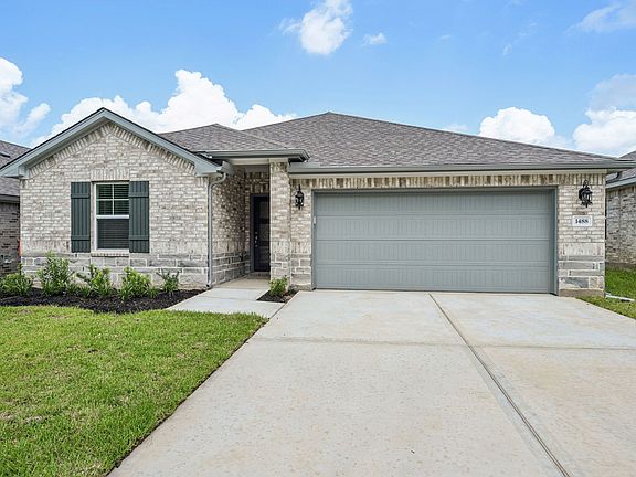 The Preston floorplan in Stewart s Ranch of Conroe, TX.